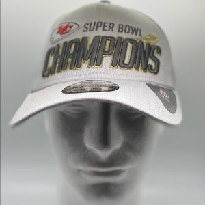 Kansas City Chiefs New Era Super Bowl LIV Champions Locker Room 9Forty SnapBack